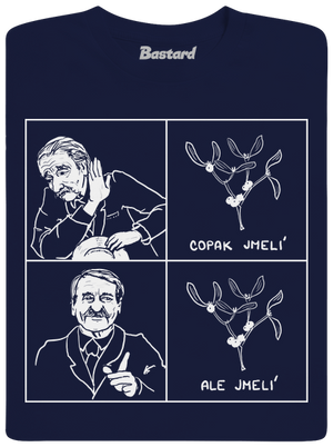 Cimrman: Copak jmelí pánské dlouhý rukáv Navy