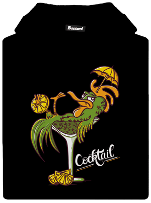 Cocktail dětská mikina klokanka Black