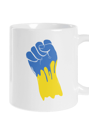 Ukrajina - Ruka klasický hrnek White