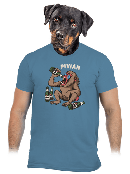 Pivián pánské tričko Stone Blue