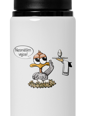 Nesnáším vejce lahev na vodu White