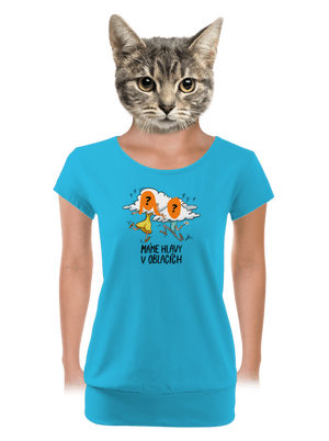 dámské tričko s lemem