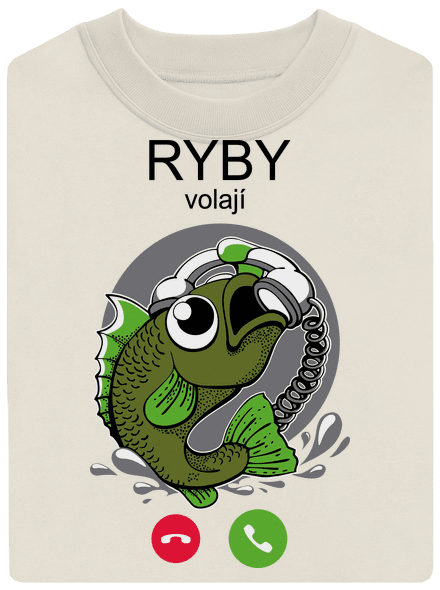 Ryby volají unisex mikina bez kapuce Off White