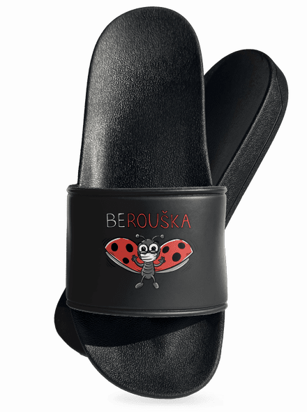 Berouška pantofle Black