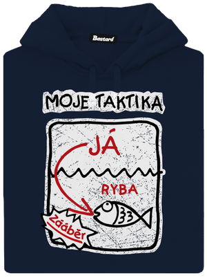 Rybářská taktika pánská mikina klokanka Navy