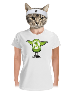 Mistr DiYoda dámské sportovní tričko White