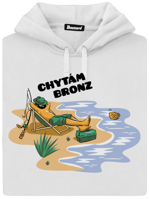 Chytám bronz dámská mikina klokanka White