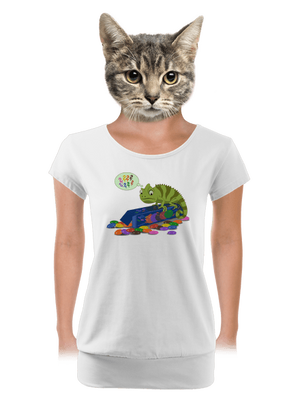 dámské tričko s lemem