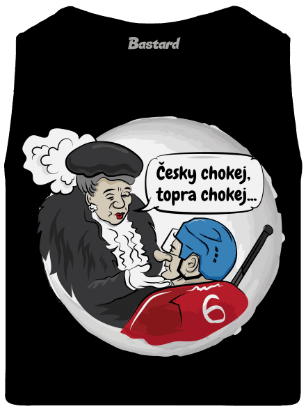 Český hokej pánské tílko Black