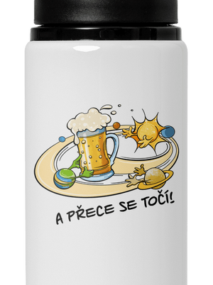 A přece se točí! lahev na vodu White