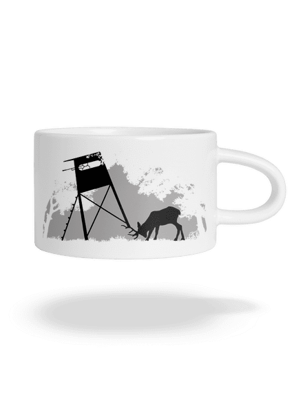 Lesní harmonie hrnek makronka White