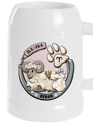 Psí horoskop: Beran půllitr White