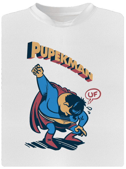 Pupekman pánské sportovní tričko White