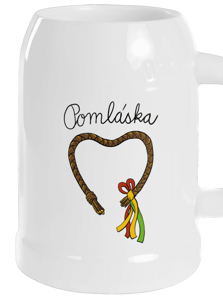 Pomláska půllitr White