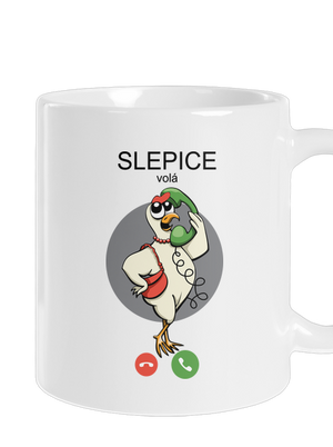 Slepice volá klasický hrnek White