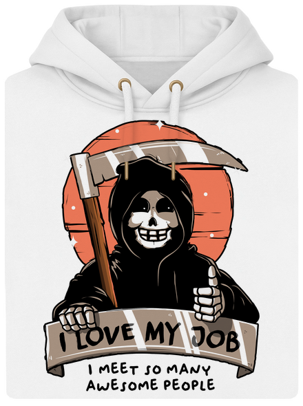 I love my job unisex mikina premium Snowwhite