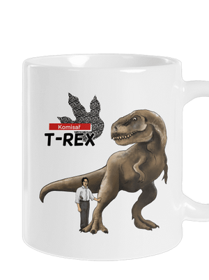 Komisař T-Rex klasický hrnek White