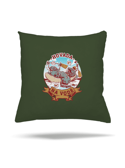 Hovada na vodě polštář Olive Green