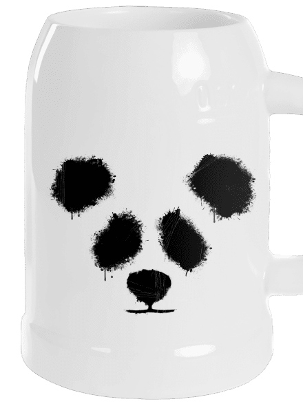 Panda půllitr White