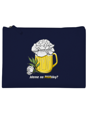 Pivoňky taštička French Navy