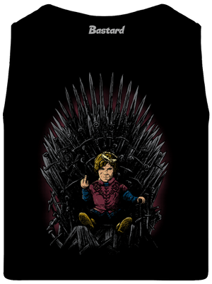 Tyrion na trůnu pánské tílko Black