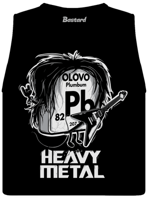 Heavy Metal dámské tílko volné Black