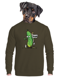 unisex mikina bez kapuce