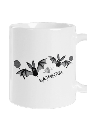 Batminton klasický hrnek White