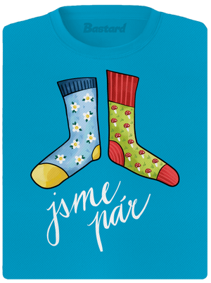 Jsme ponožkový pár dámské sportovní tričko Blue Atol