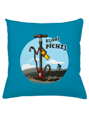Klidně píchej polštář Blue Turquoise