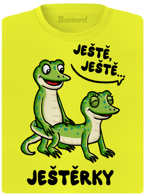 Ještě, ještě dámské sportovní tričko Neon Yellow