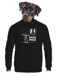unisex mikina bez kapuce