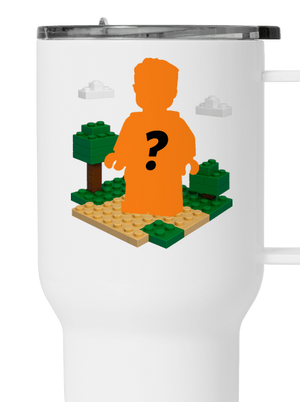 Lego postava z vlastní fotky termohrnek White