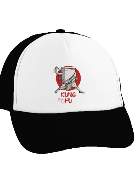 Kung Tofu kšiltovka truckerka Black cap
