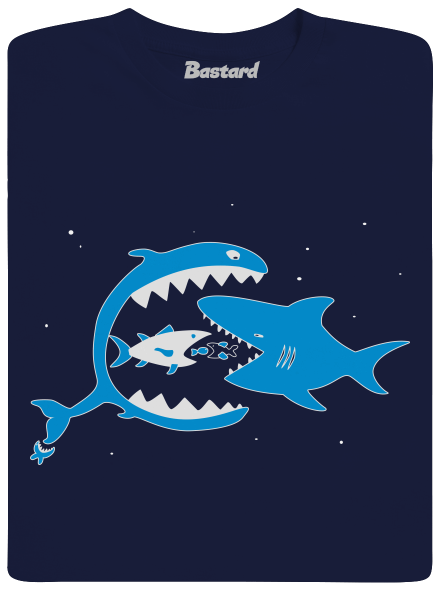 Rybky pánské tričko Navy