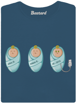 AI baby dámské tričko premium Petrol Blue