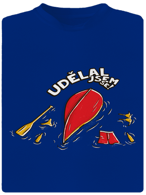 Udělal jsem se pánské sportovní tričko Royal Blue Mal