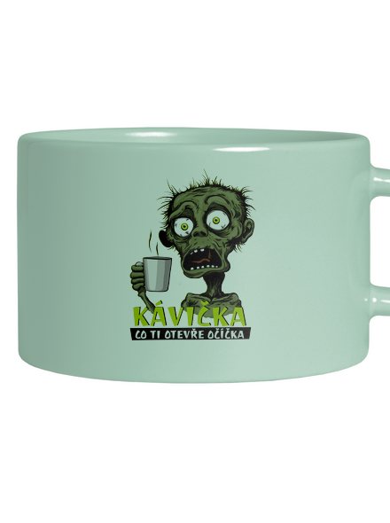 Zombie kávička hrnek makronka Mint Macaron