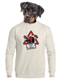 unisex mikina bez kapuce