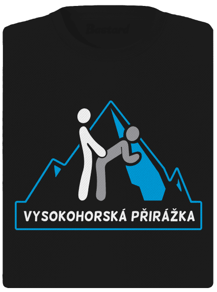Vysokohorská přirážka dámské sportovní tričko Black