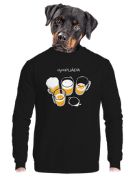 unisex mikina bez kapuce