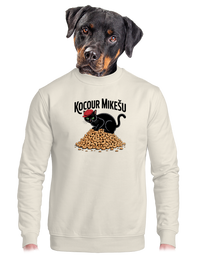 unisex mikina bez kapuce