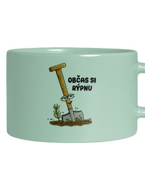 Občas si rýpnu hrnek makronka Mint Macaron