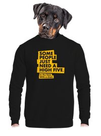 unisex mikina bez kapuce