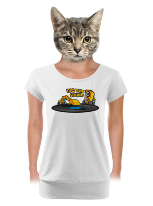 dámské tričko s lemem