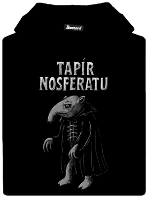 Tapír Nosferatu dětská mikina klokanka Black