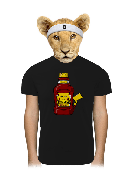 Piketchup dětské sportovní tričko Black