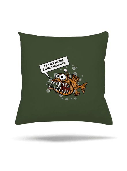 Mořský ďas polštář Olive Green