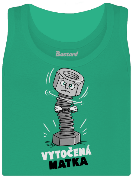 Vytočená matka dámské tílko klasické Mint Mal