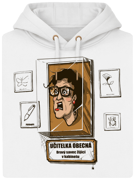 Učitelka obecná unisex mikina premium Snowwhite
